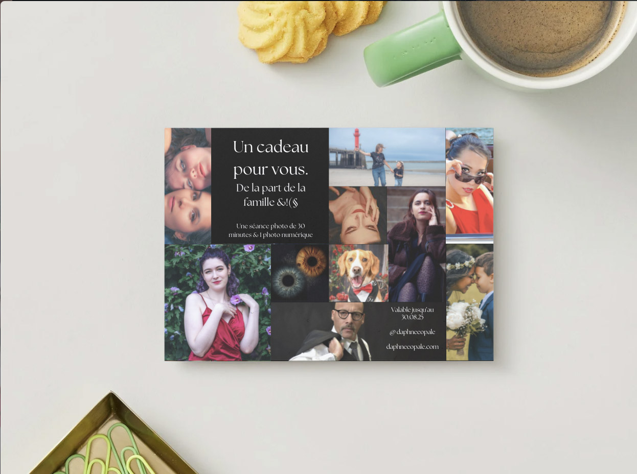 carte cadeau daphnée opale